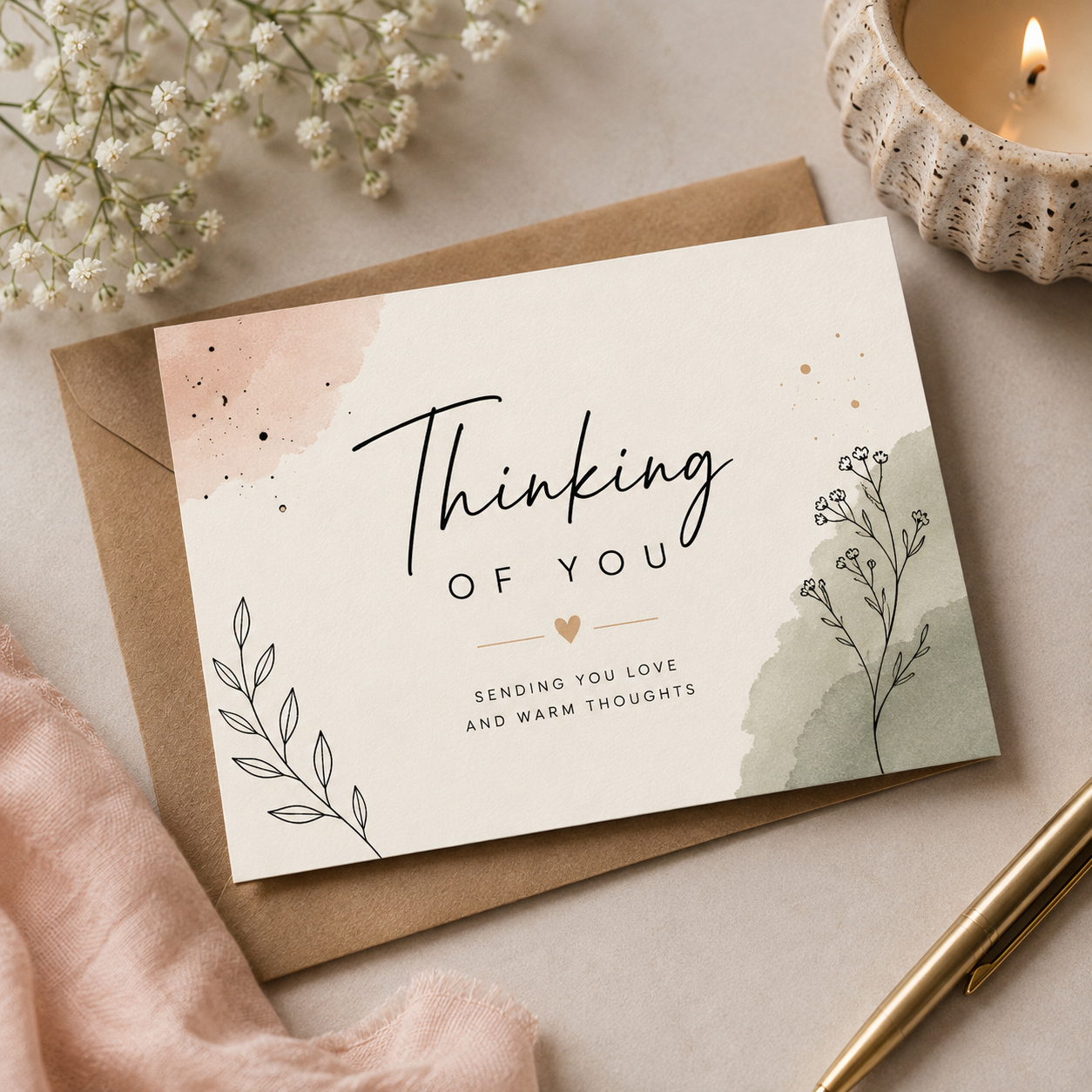 Thinking of you card