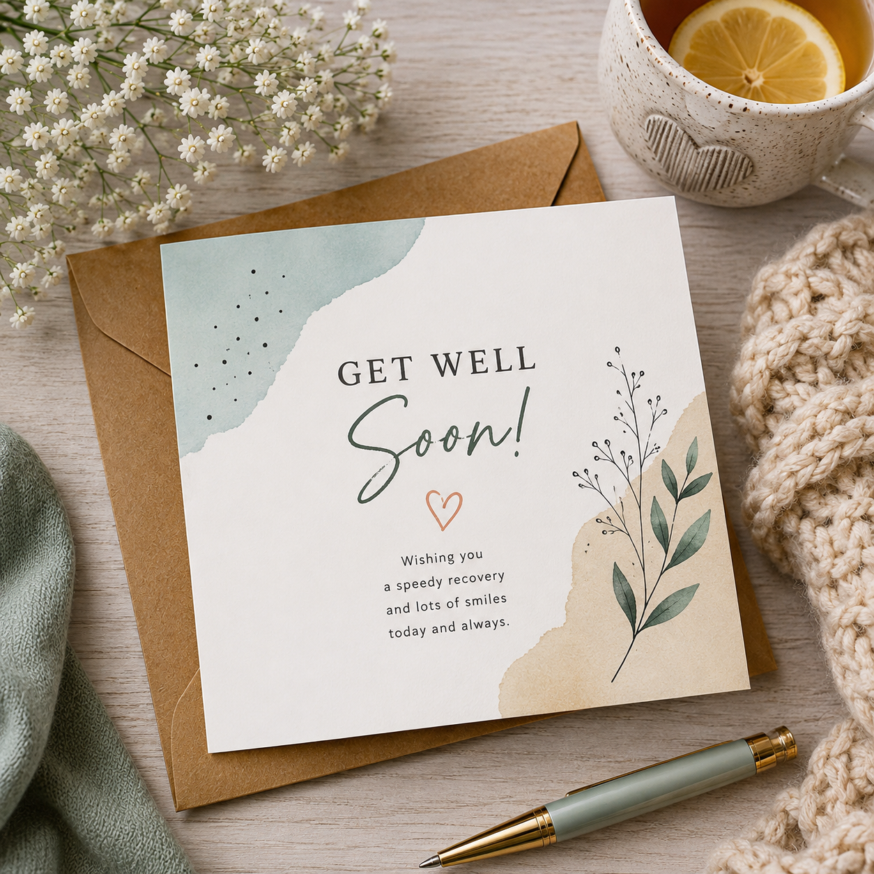 Get well soon card