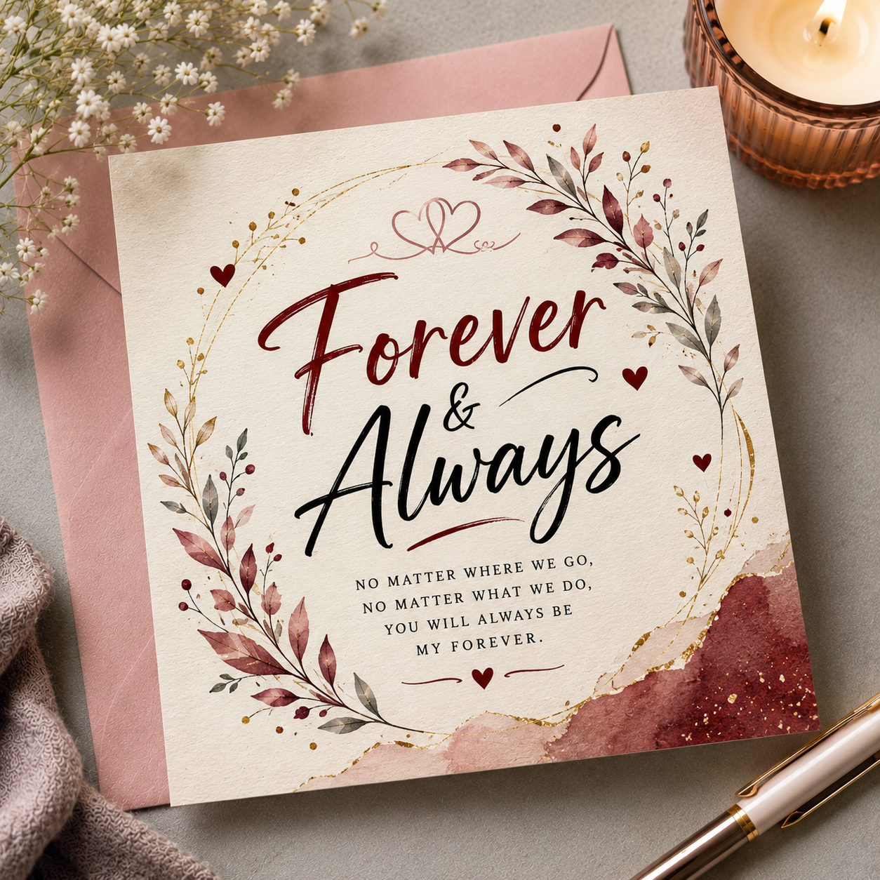Forever always card